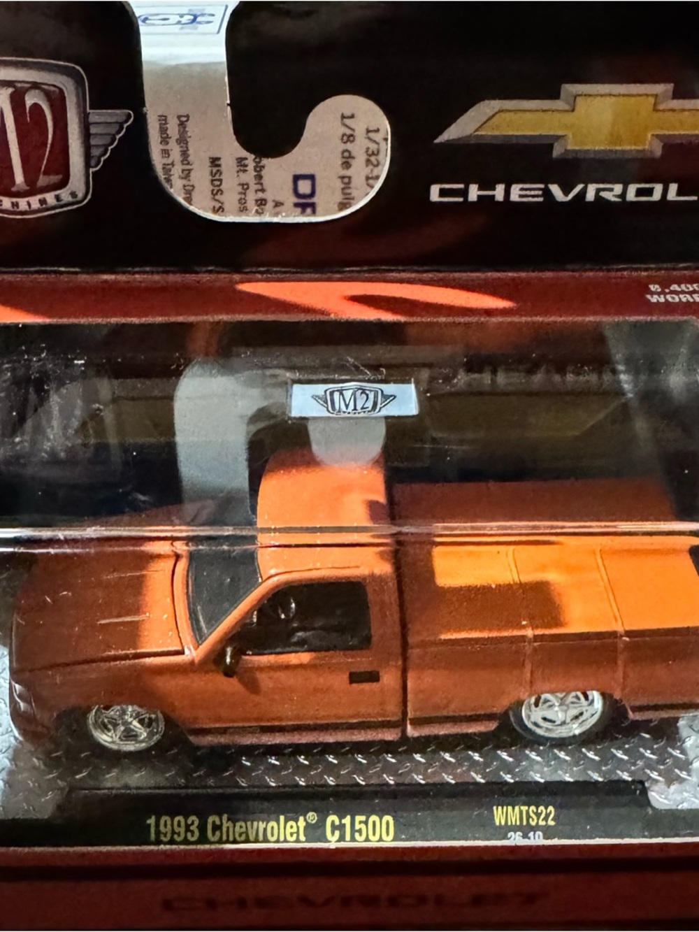 M2 Machines 1993 Chevrolet C1500 Die-Cast Truck - Orange